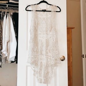 Lace Sleeveless Festival Kimono